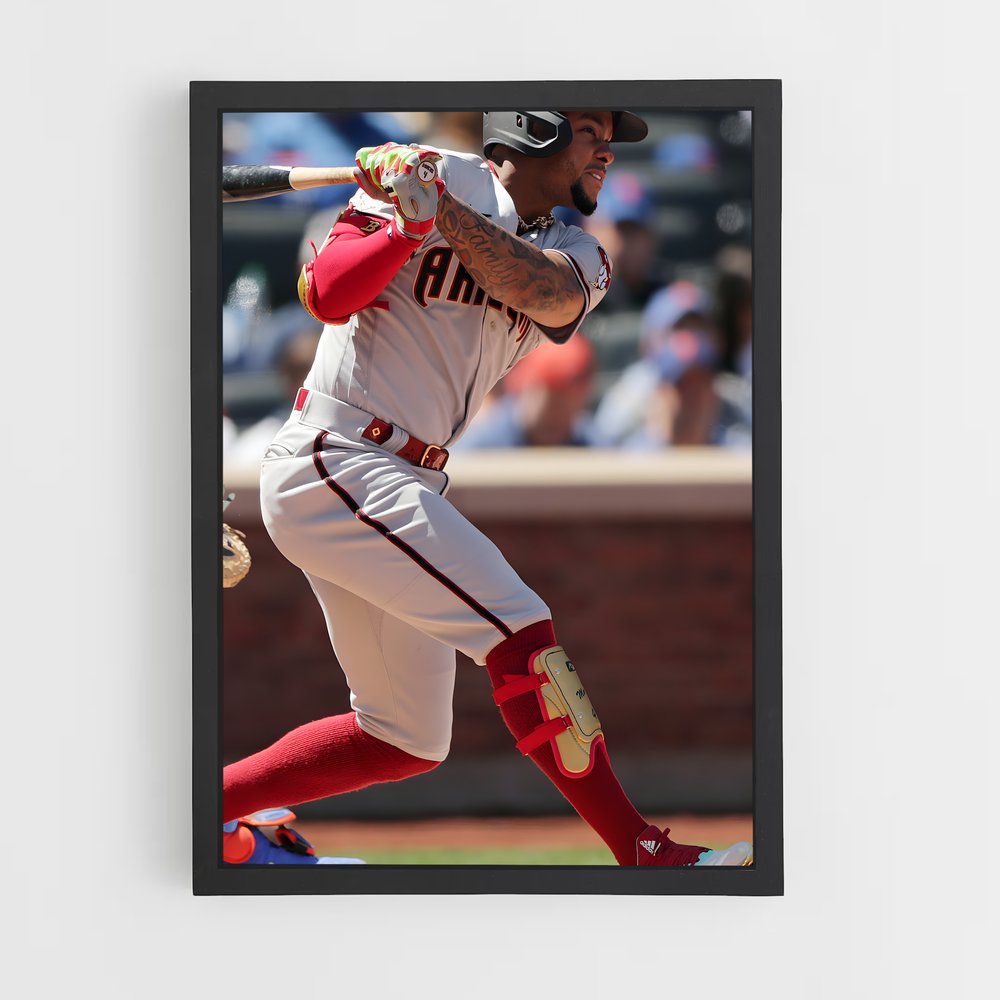 Poster Ketel marte balancer – affiche Baseball (vue 2)